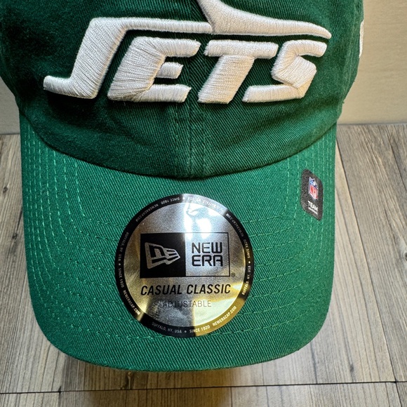 NWT New Era NFL New York Jets Casual Classic Adjustable Dad Hat cap Green - Picture 2 of 8